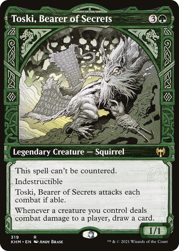0319 Toski, Bearer of Secrets (Showcase) R Kaldheim