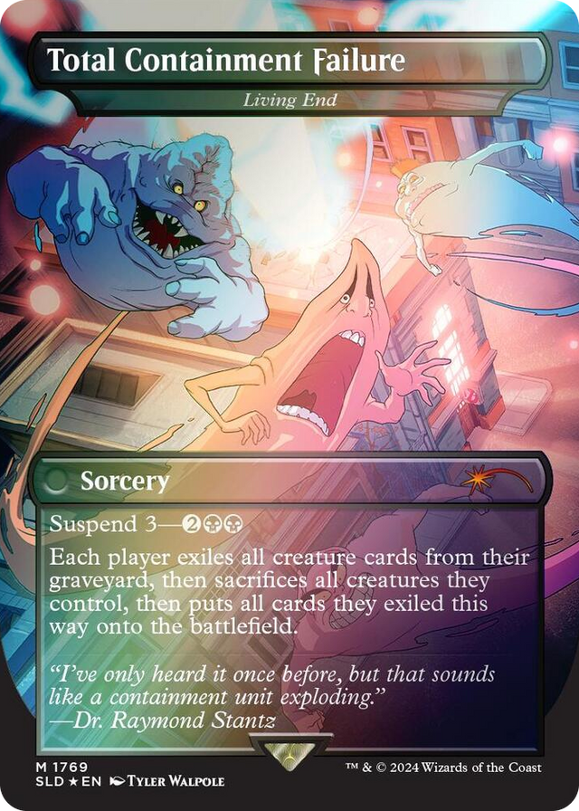 1769 Total Containment Failure - Living End (Rainbow Foil) M Secret Lair Drop Series