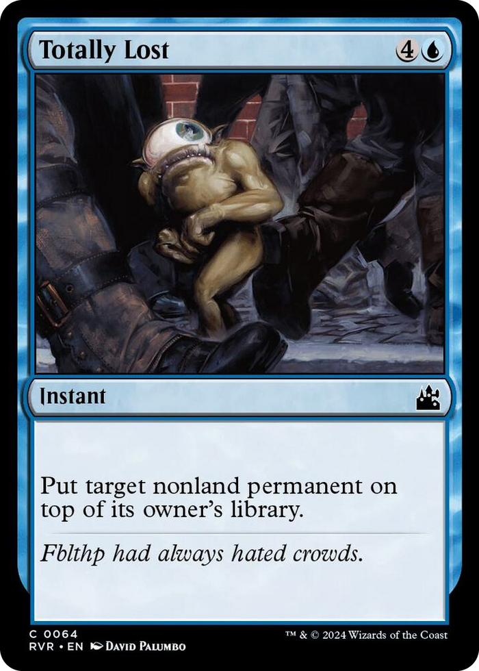 Totally Lost #64 C - Ravnica Remastered Pokemon card