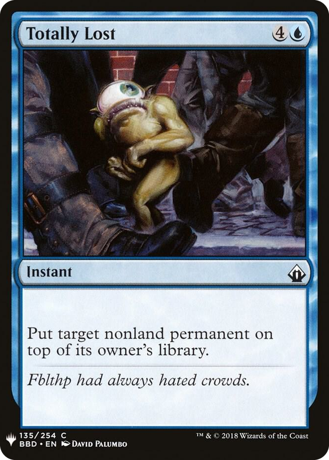 0135 Totally Lost C The List Reprints