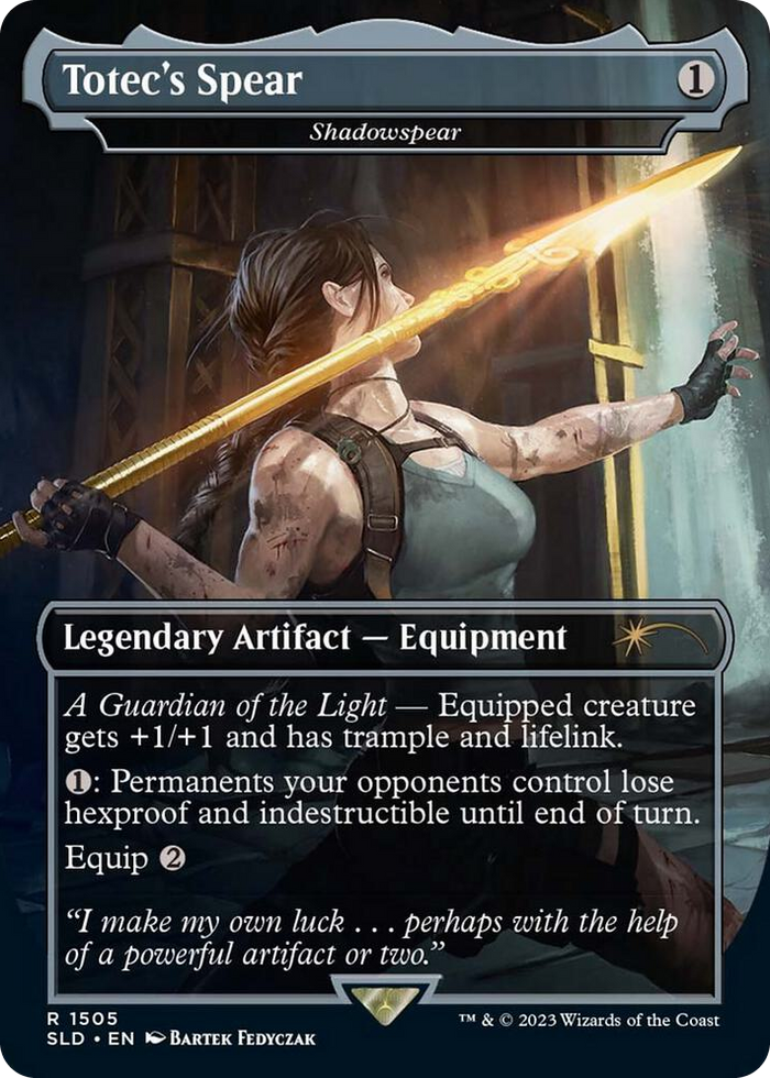 Totec's Spear - Shadowspear #1505 R - Secret Lair Drop Series Pokemon card
