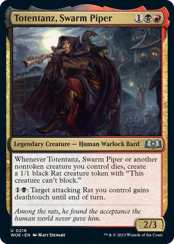 0216 Totentanz, Swarm Piper U Wilds of Eldraine