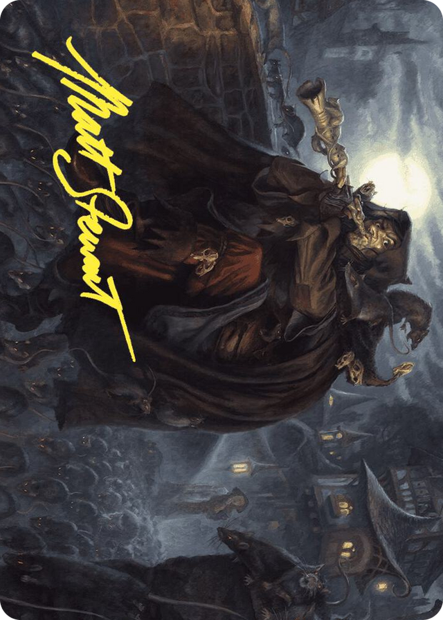 0033 Totentanz, Swarm Piper Art Card (Gold-Stamped Signature) S Art Series: Wilds of Eldraine