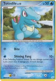 0008 Totodile Common DP Trainer Kit: Manaphy & Lucario