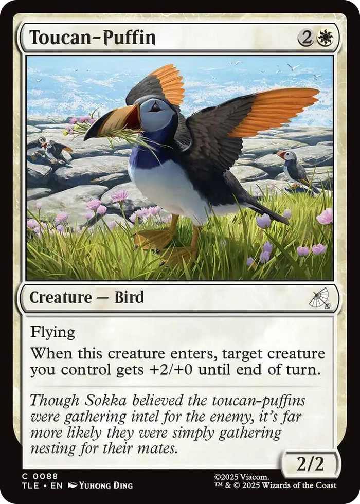 Toucan-Puffin #88 C - The Last Airbender: Eternal-Legal Pokemon card