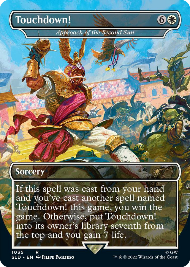 1035 Touchdown! - Approach of the Second Sun (Borderless) R Secret Lair Drop Series