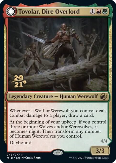 Tovolar, Dire Overlord #246 R - Prerelease Cards Pokemon card
