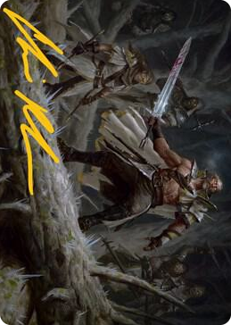 0005 Tovolar, Dire Overlord Art Card (05/81) (Gold-Stamped Signature) S Art Series: Innistrad: Midnight Hunt