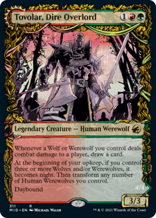 0311 Tovolar, Dire Overlord (Showcase) R Innistrad: Midnight Hunt