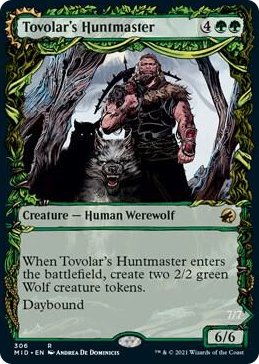 0306 Tovolar's Huntmaster (Showcase) R Innistrad: Midnight Hunt
