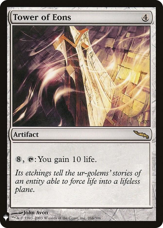 Tower of Eons #266 R - The List Reprints Pokemon card