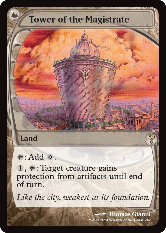 Tower of the Magistrate (Future Sight) #242 R - Mystery Booster 2 Pokemon card