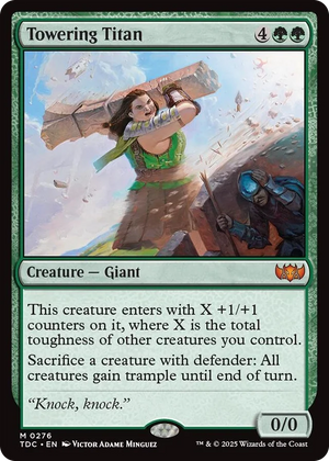 0276 Towering Titan M Commander: Tarkir: Dragonstorm