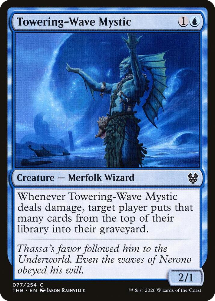 0077 Towering-Wave Mystic C Theros Beyond Death