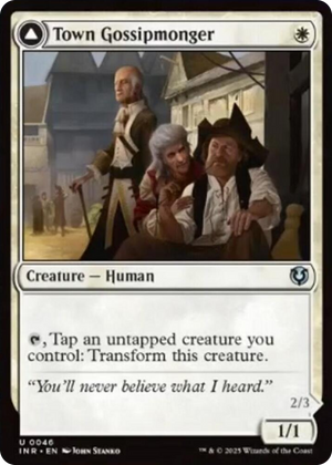 0046 Town Gossipmonger U Innistrad Remastered