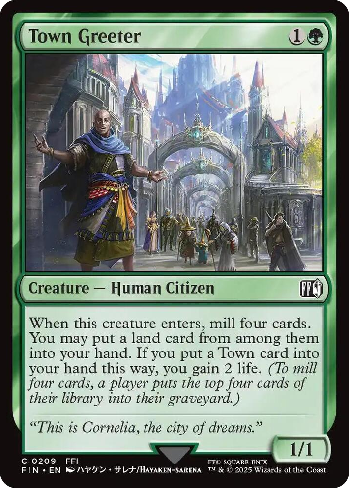 0209 Town Greeter C FINAL FANTASY