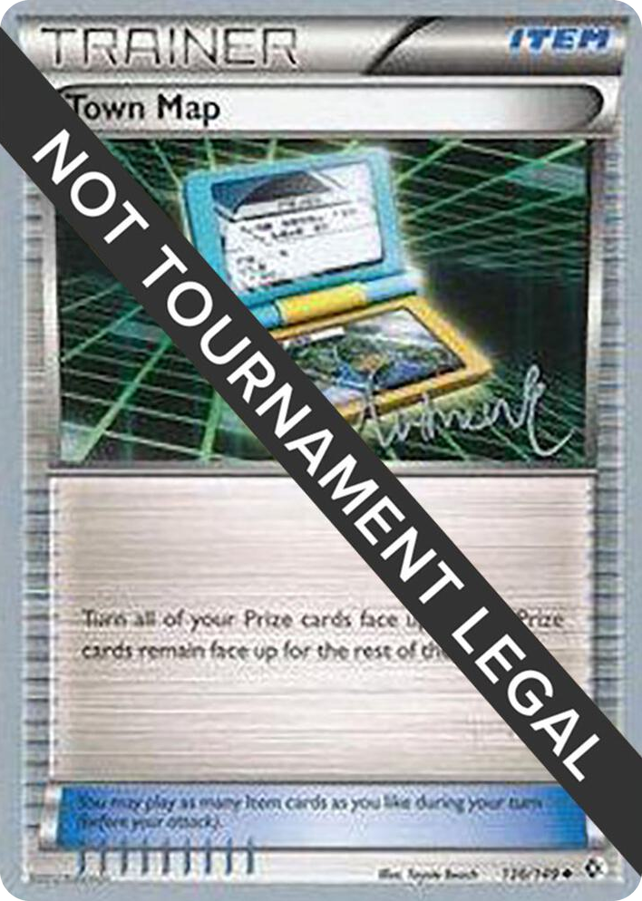 0136 Town Map - 2014 (Andrew Estrada) Uncommon World Championship Decks