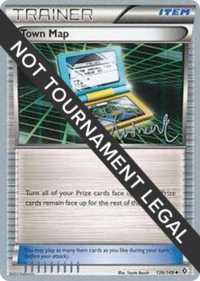 0136 Town Map - 2014 (Andrew Estrada) Uncommon World Championship Decks