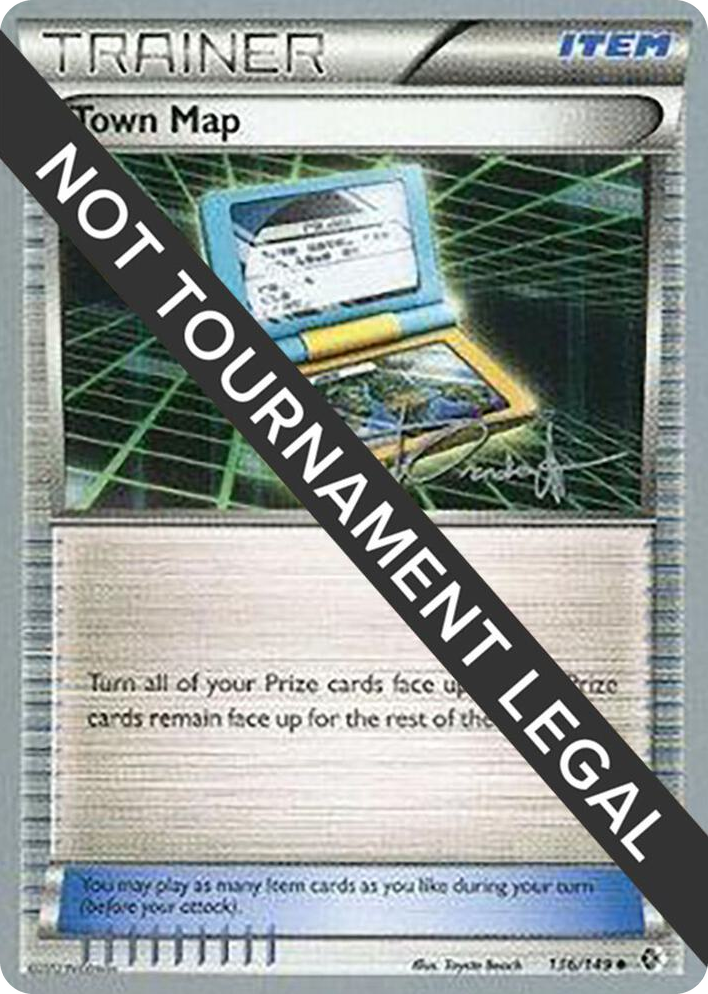 0136 Town Map - 2014 (Trent Orndorff) Uncommon World Championship Decks