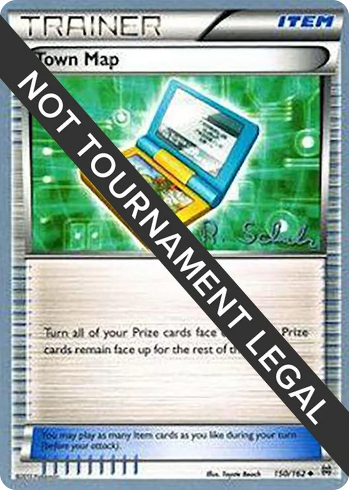 0150 Town Map - 2018 (Robin Schulz) Uncommon World Championship Decks