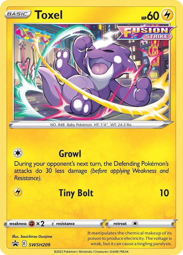 0209 Toxel - SWSH209 Promo Sword & Shield Promo Cards