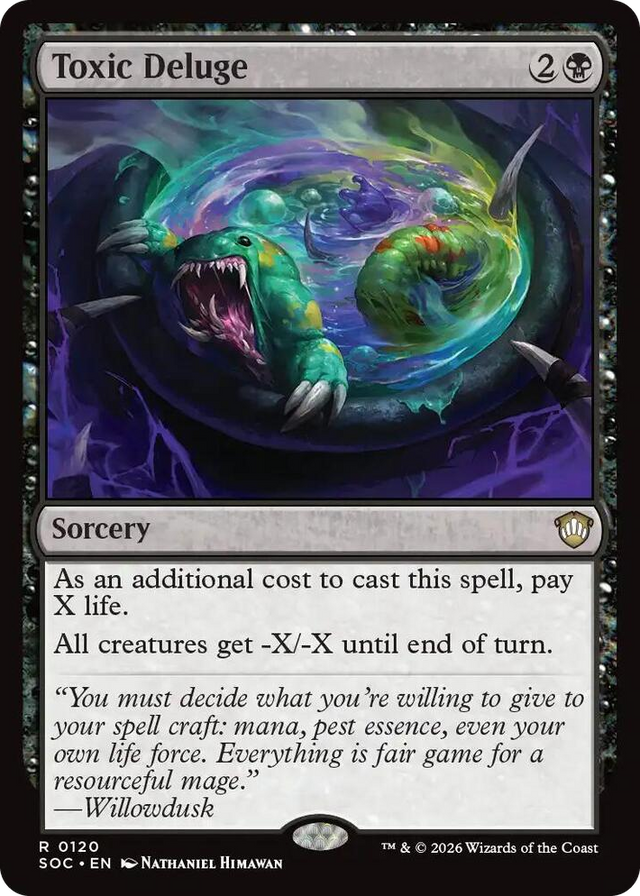 0120 Toxic Deluge R Commander: Secrets of Strixhaven