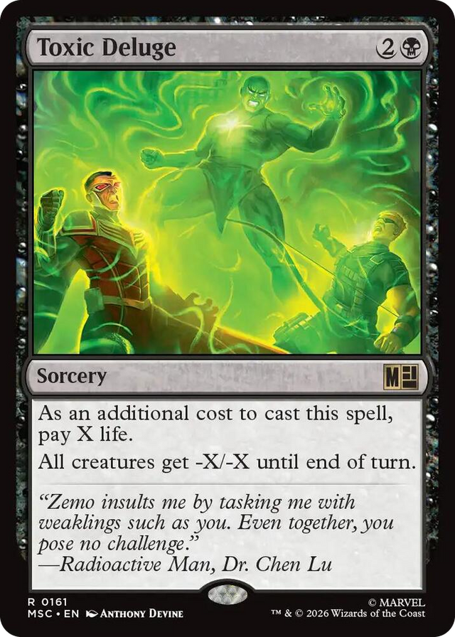0161 Toxic Deluge R Commander: Marvel Super Heroes