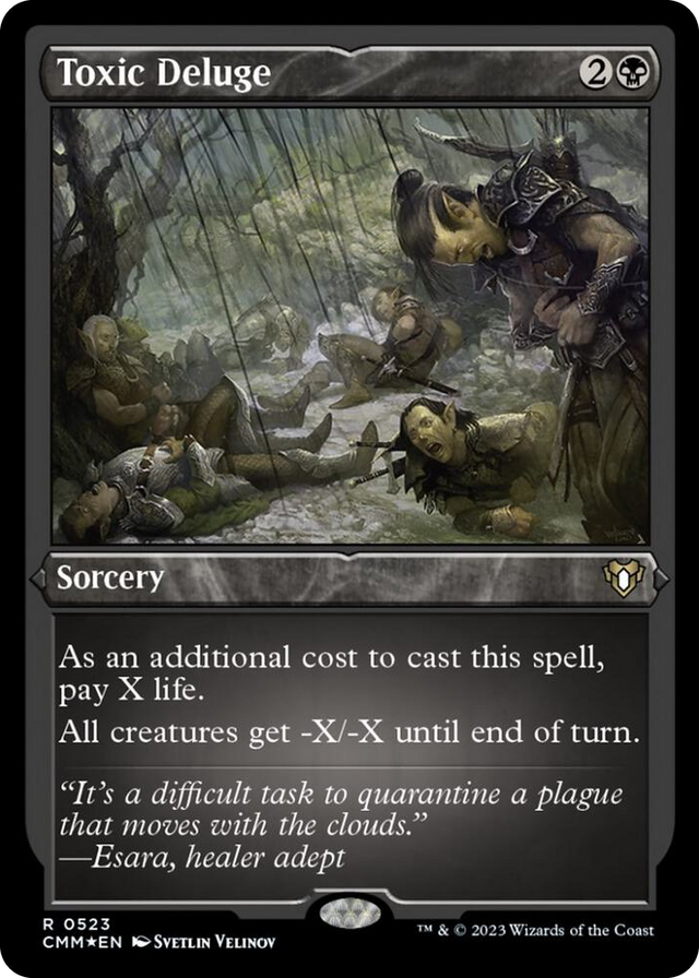 0523 Toxic Deluge (Foil Etched) R Commander Masters