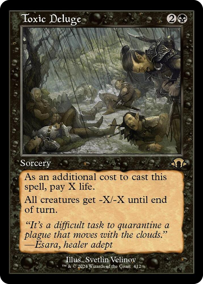 0412 Toxic Deluge (Retro Frame) R Modern Horizons 3