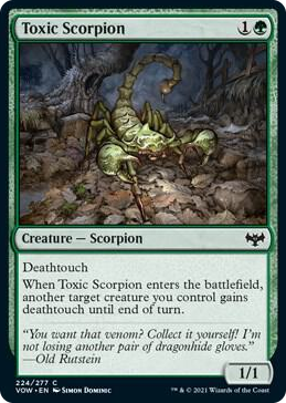 0224 Toxic Scorpion C Innistrad: Crimson Vow