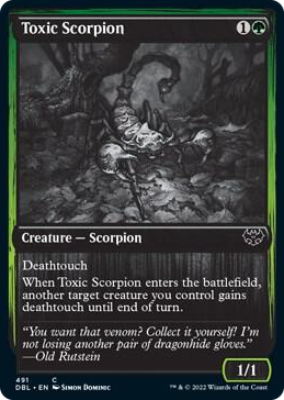 0491 Toxic Scorpion C Innistrad: Double Feature