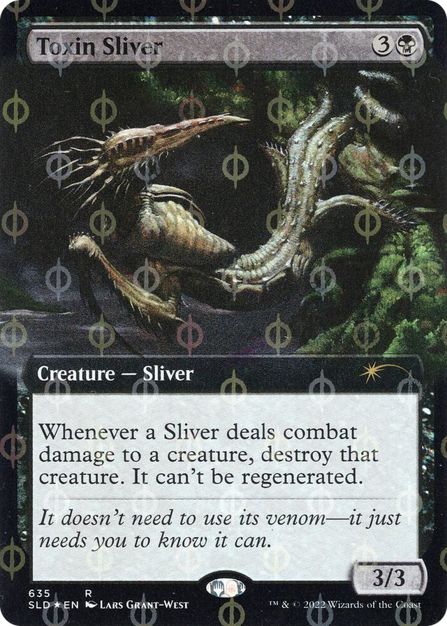 0635 Toxin Sliver (Extended Art) (Step-and-Compleat Foil) R Secret Lair Drop Series