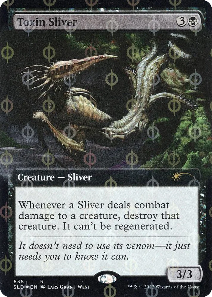 0635 Toxin Sliver (Extended Art) (Step-and-Compleat Foil) R Secret Lair Drop Series