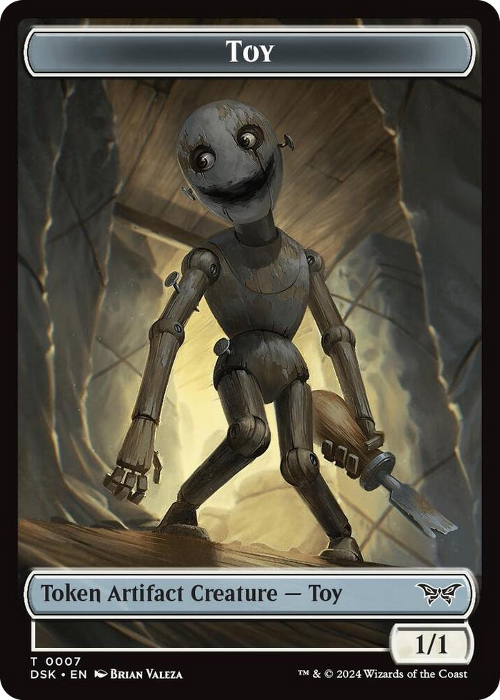 Toy // Manifest Double-Sided Token #7 T - Duskmourn: House of Horror Pokemon card