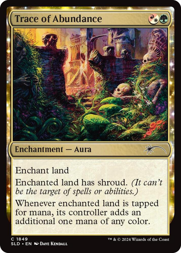 Trace of Abundance #1849 C - Secret Lair Drop Series Pokemon card