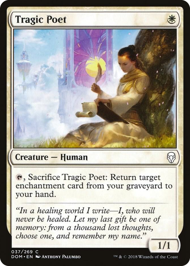 0037 Tragic Poet C Dominaria