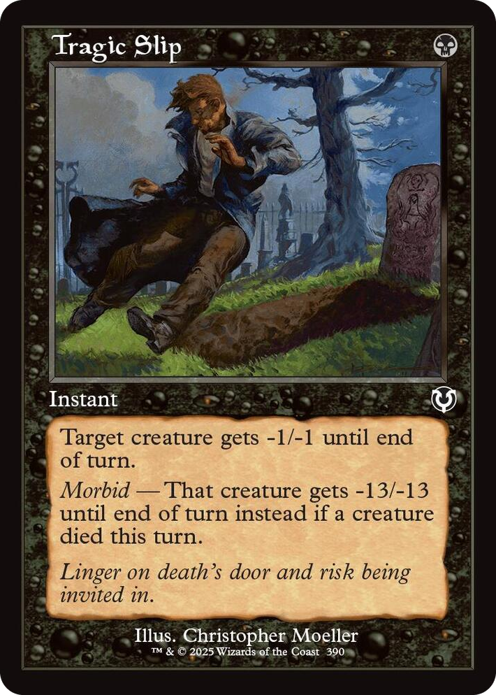 0390 Tragic Slip (Retro Frame) C Innistrad Remastered