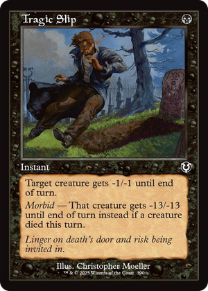 0390 Tragic Slip (Retro Frame) C Innistrad Remastered