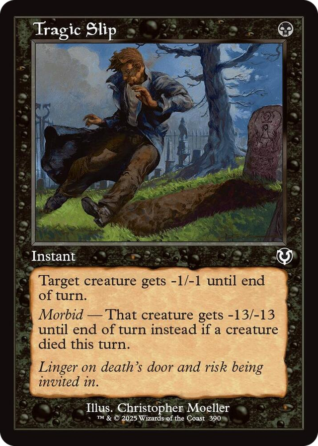 0390 Tragic Slip (Retro Frame) C Innistrad Remastered