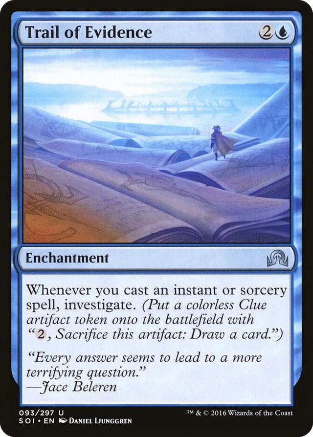0093 Trail of Evidence U Shadows over Innistrad
