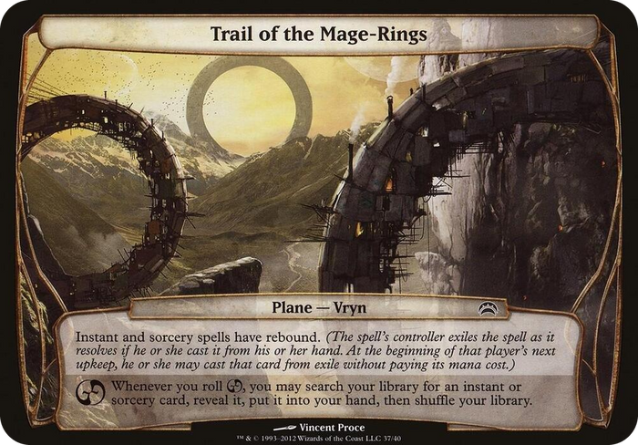 Trail of the Mage-Rings (Planechase 2012) #37 S - Oversize Cards Pokemon card
