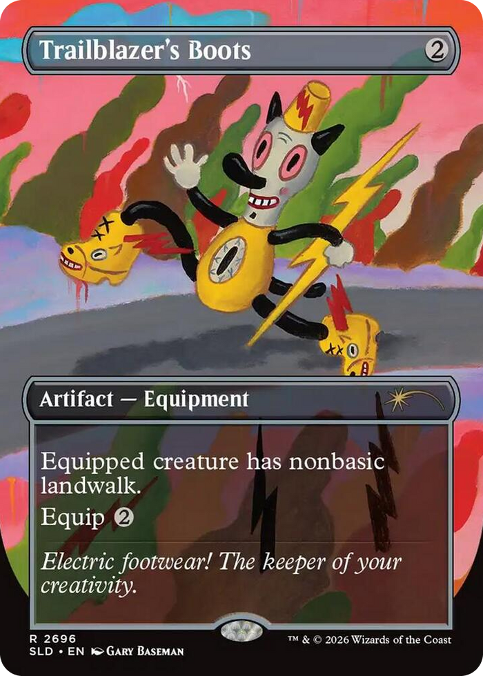 Trailblazer's Boots #2696 R - Secret Lair Drop Series Pokemon card