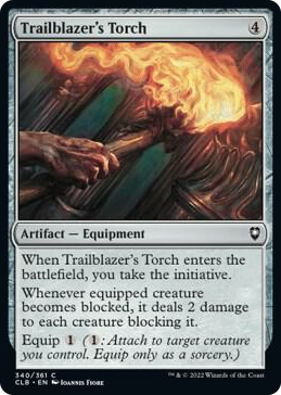 Trailblazer's Torch #340 C - Commander Legends: Battle for Baldur's Gate Pokemon card