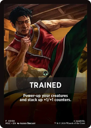 0058 Trained Theme Card T Commander: Marvel Super Heroes