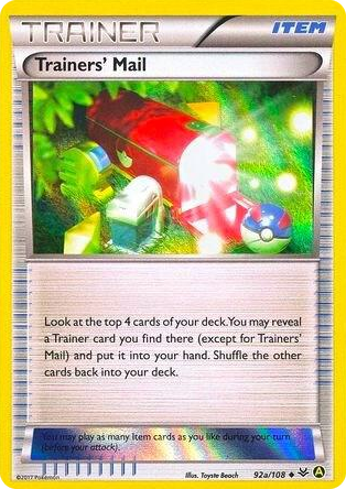 0092a Trainers' Mail - 92a/108 (Holo) Promo Alternate Art Promos