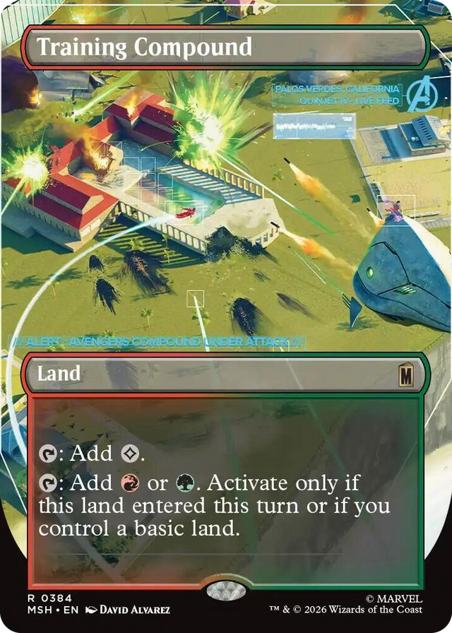0384 Training Compound (Borderless) R Marvel Super Heroes