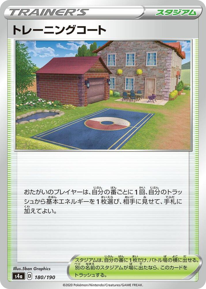 0180 Training Court None Shiny Star V