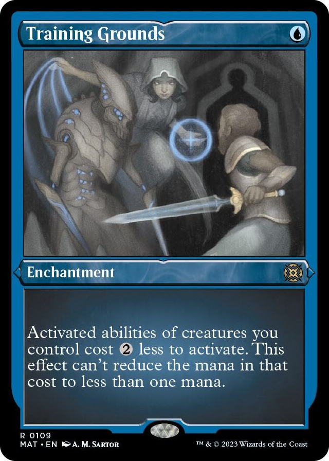 0109 Training Grounds (Foil Etched) R March of the Machine: The Aftermath