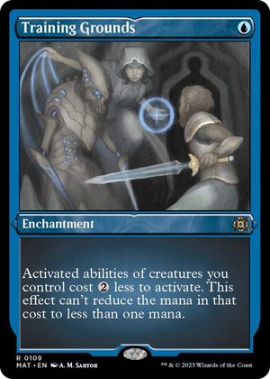 0109 Training Grounds (Foil Etched) R March of the Machine: The Aftermath