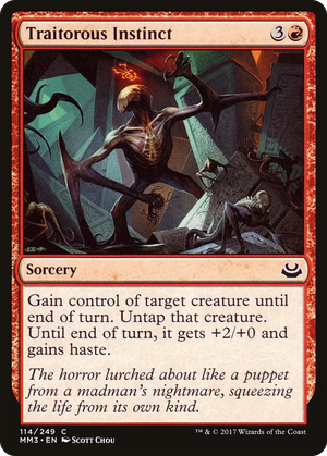 0114 Traitorous Instinct C Modern Masters 2017